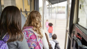 Autobuses escolares listos para desguazar